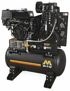 80 Gallon Two Stage Electric Simplex Air Compressor - ABS 14M 80H | Heavy Duty for Industrial & Home Garage Use, Auto Repair, Woodworking & Painting Projects