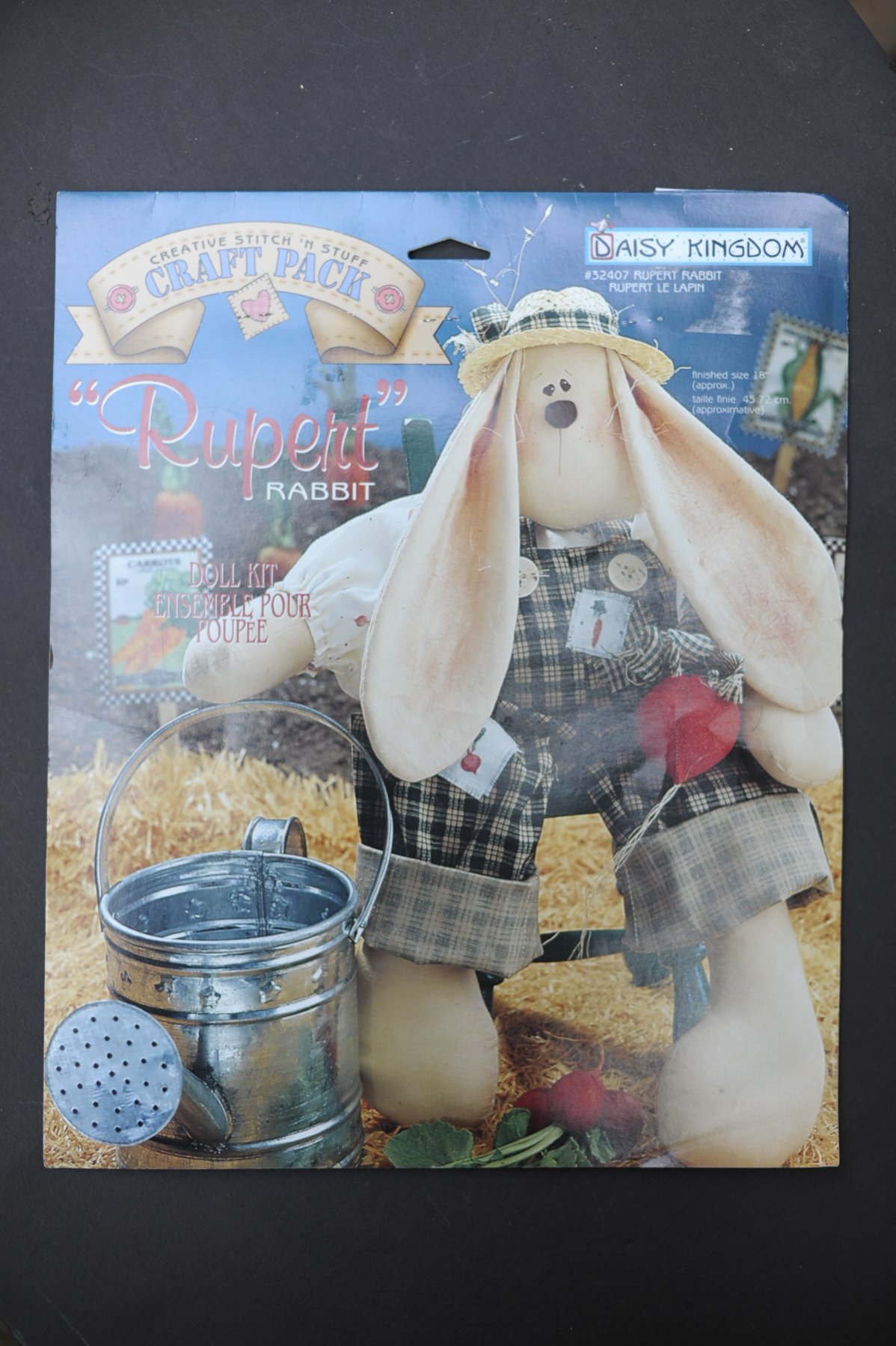 Creative Stitch N Stuff Craft Pack - DIY Rupert Rabbit Doll Kit for Beginners | Perfect for Kids Crafts, Sewing Projects & Handmade Gifts