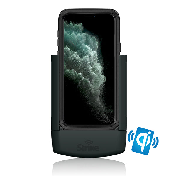 iPhone 11 Pro Max Wireless Charging Car Mount Holder - Compatible with OtterBox Defender Case | Secure Hands-Free Charging for Driving, Commuting & Road Trips
