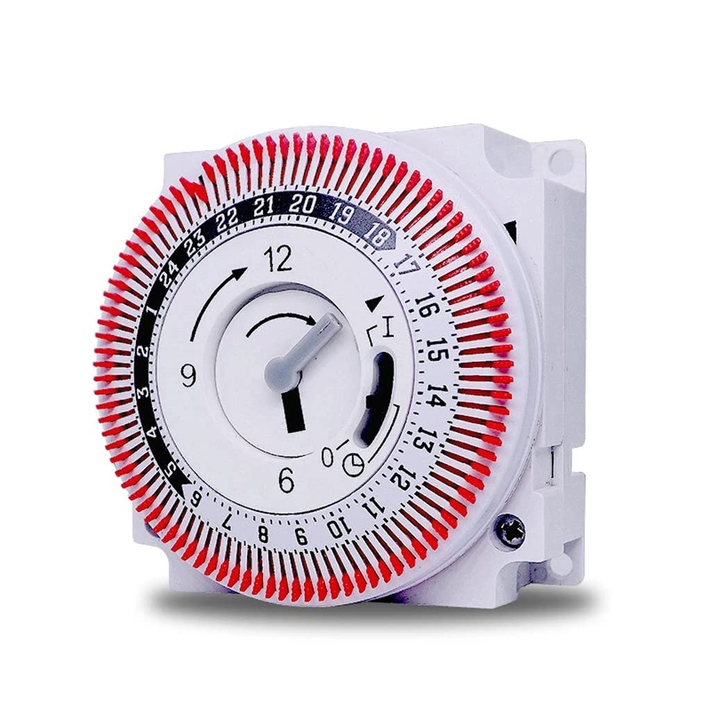 YFQHDD 15Min-24H Mechanical Timer Switch - 250V Energy Saving Countdown Controller for Kitchen, Home & Industrial Use | Perfect for Appliances, Lights & Equipment