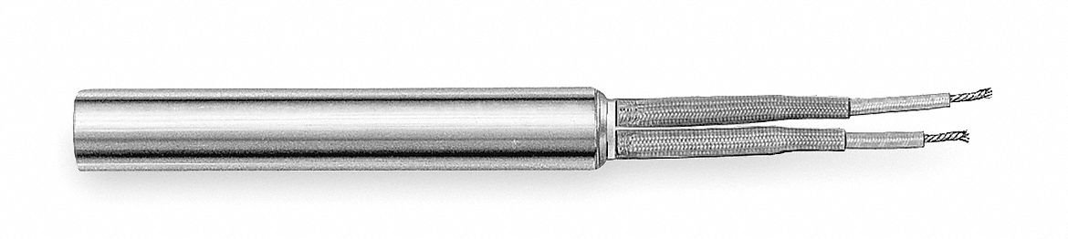 High-Density Swaged Cartridge Heater - 64W/sq.in Heating Element for Industrial Machinery & Plastic Injection Molding | Fast Thermal Response, Durable Construction