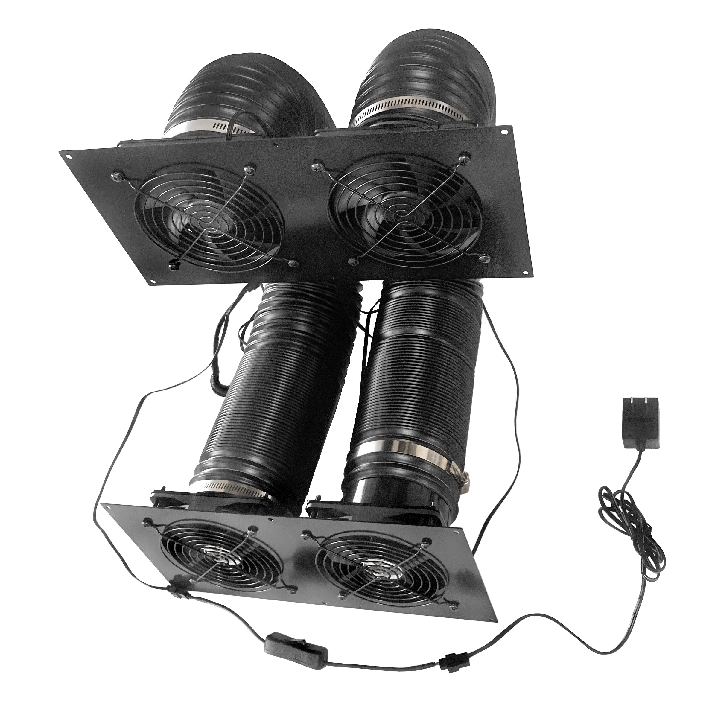 11 Inch Fan Mounting and Ducting Kit - Heavy Duty Ventilation System for Grow Tents, Greenhouses & Home Cooling - Easy Installation & Durable Design