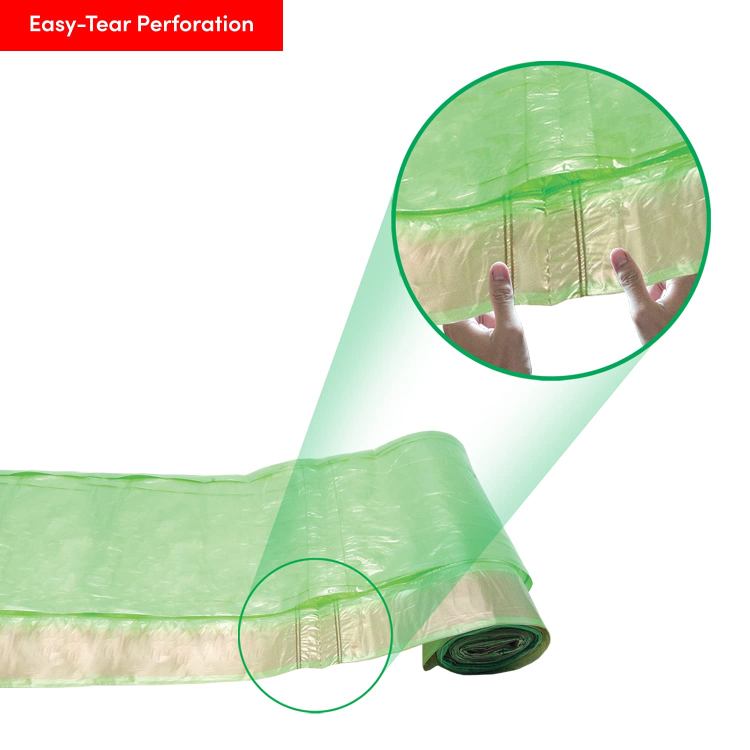 80 Pack 30 Liter Trash Bags - Heavy Duty Disposable Garbage Bags for Kitchen, Home & Office Use - Perforated Easy-Tear Design (APL2362) - Perfect for Waste Disposal, Cleaning & Organizing Spaces