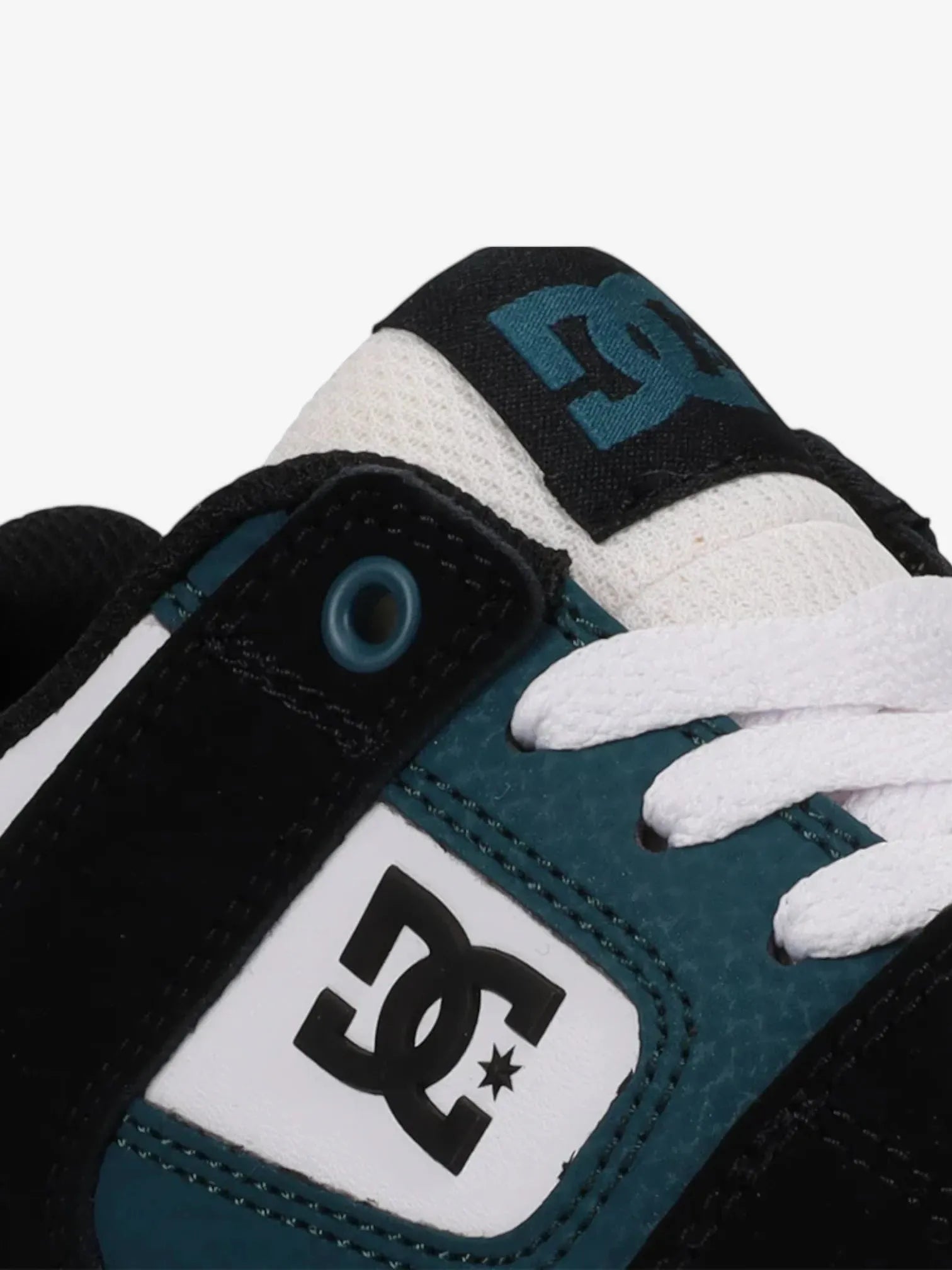 DC Kids Pure Sneakers - Black, White & Green | Stylish & Comfortable for Boys & Girls | Perfect for School, Sports & Casual Wear