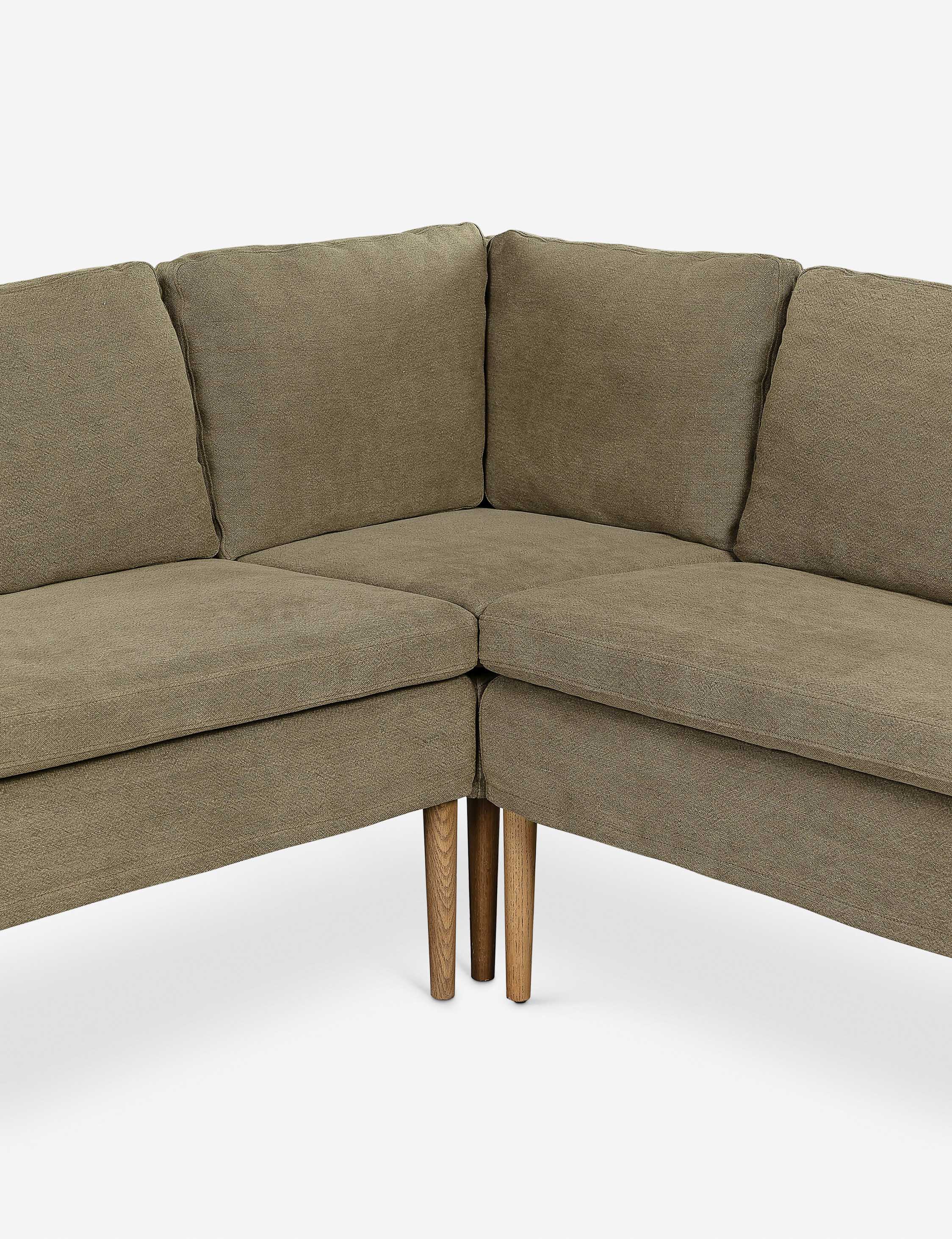 Aurelia Dining Banquette by Amber Lewis x Four Hands - Modern Upholstered Bench for Dining Room, Kitchen Nook & Entryway - Comfortable Seating Solution for Home Decor