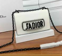 J'Adior Off White Matte Calfskin Ultra Black Flap Bag - Luxury Designer Handbag for Women, Perfect for Evening Parties, Date Nights & Special Occasions
