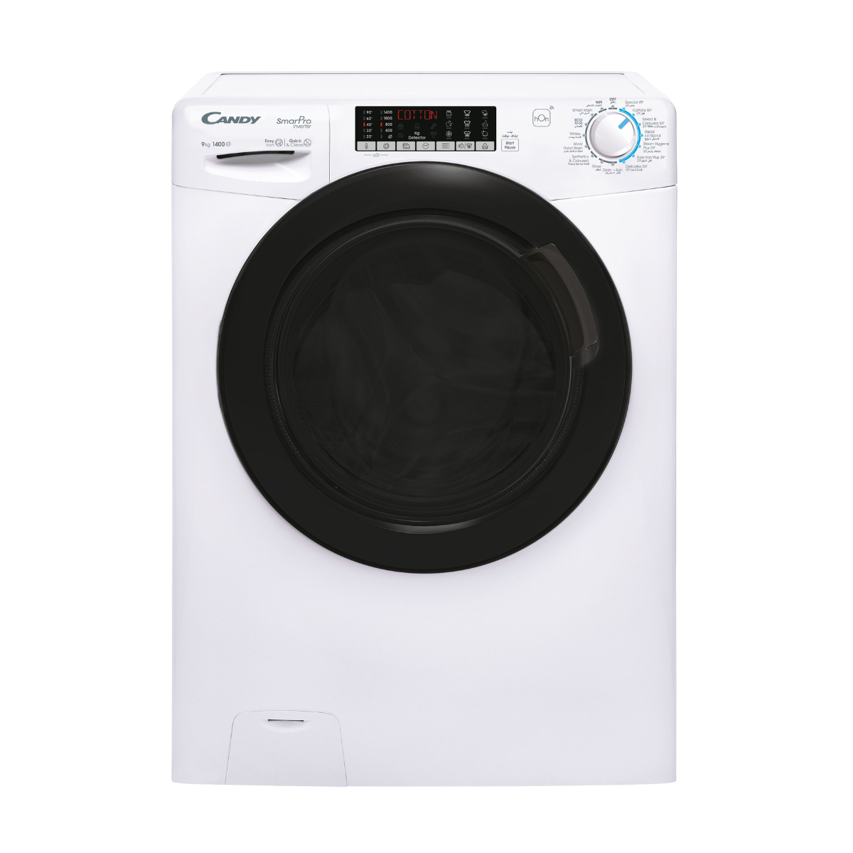 CANDY CSO496TWMB 19.9kg Front Load Washing Machine - Energy Efficient, Quiet Operation for Laundry Rooms & Apartments