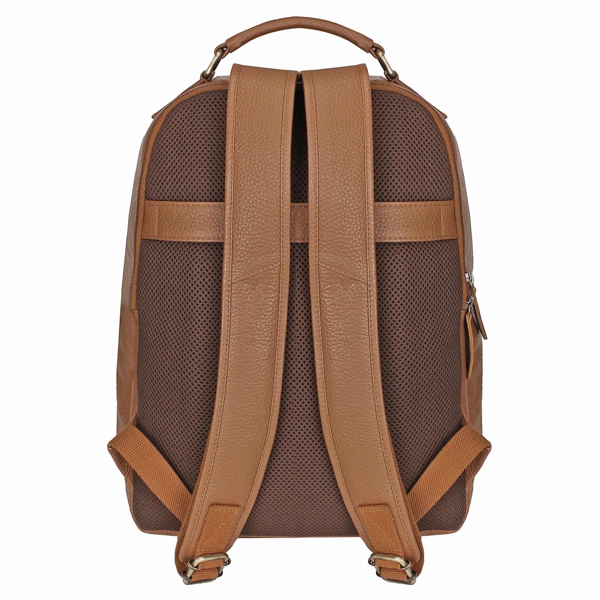Premium Genuine Leather Travel Backpack for Men & Women - Durable Carry-On Backpack for Business Trips, Commuting & Outdoor Adventures