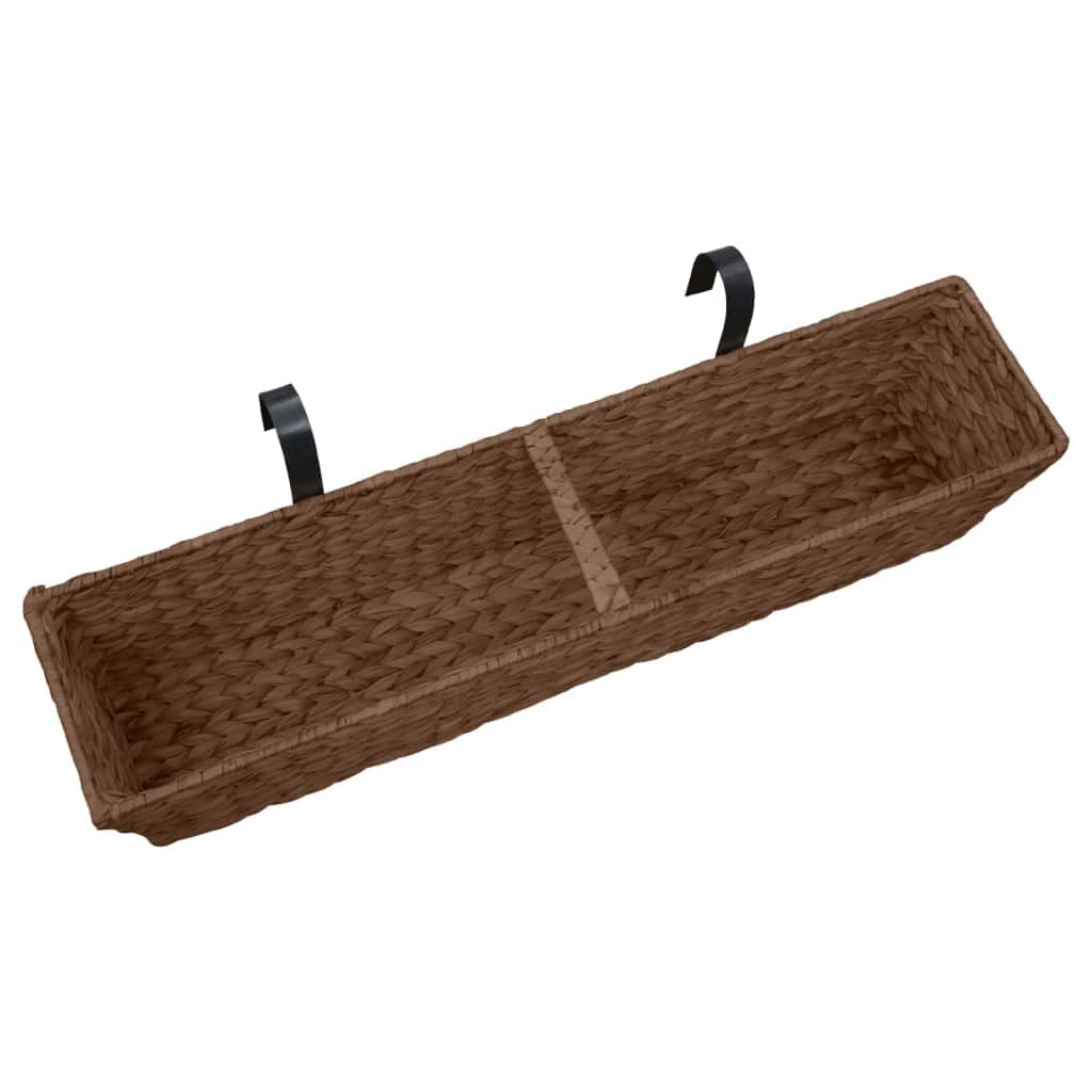 Large Brown Water Hyacinth Planters Set of 2 - 31.5