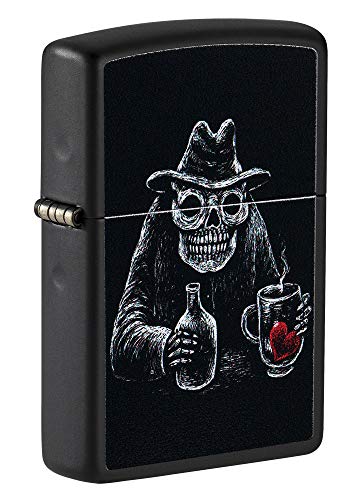 Black Matte Bar Skull