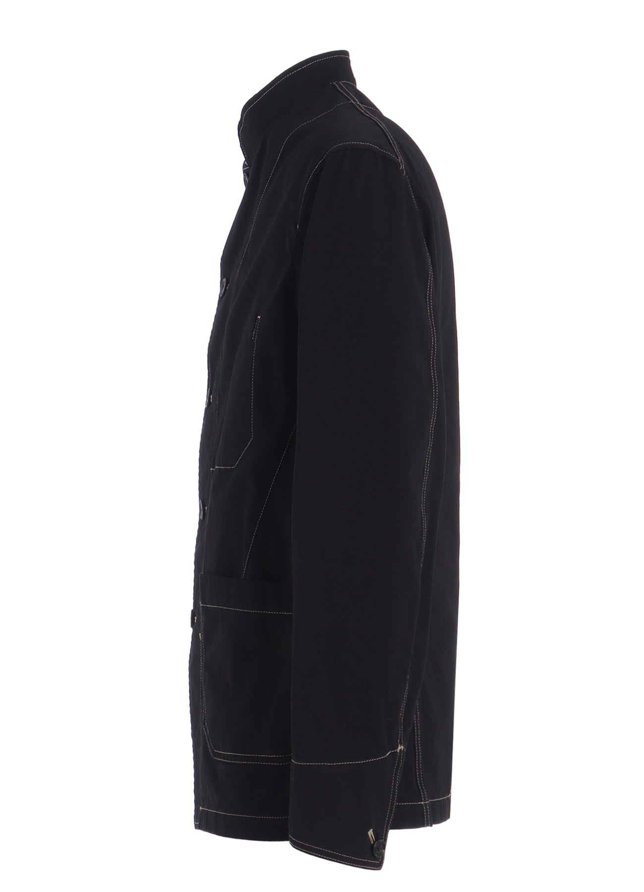 Premium Cotton Twill Garment-Dyed Stand Collar Jacket for Men & Women | Casual & Business Wear | Perfect for Office, Travel & Outdoor Activities