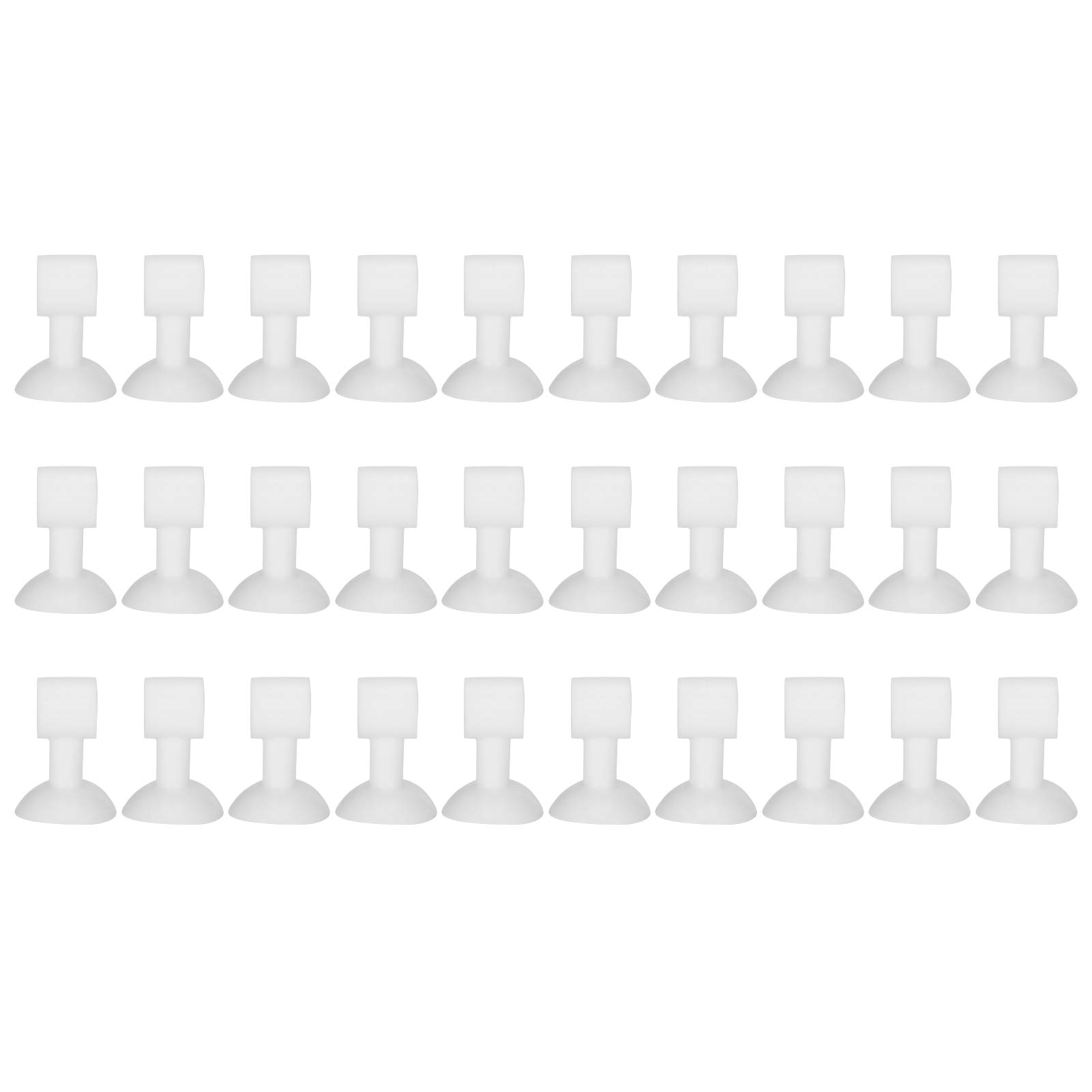 30Pcs Silicone Door Stopper & Handle Protector - Anti-Collision Bumper for Door Handles, Mobile Phone Holder - Perfect for Home, Office, and Hotel Use