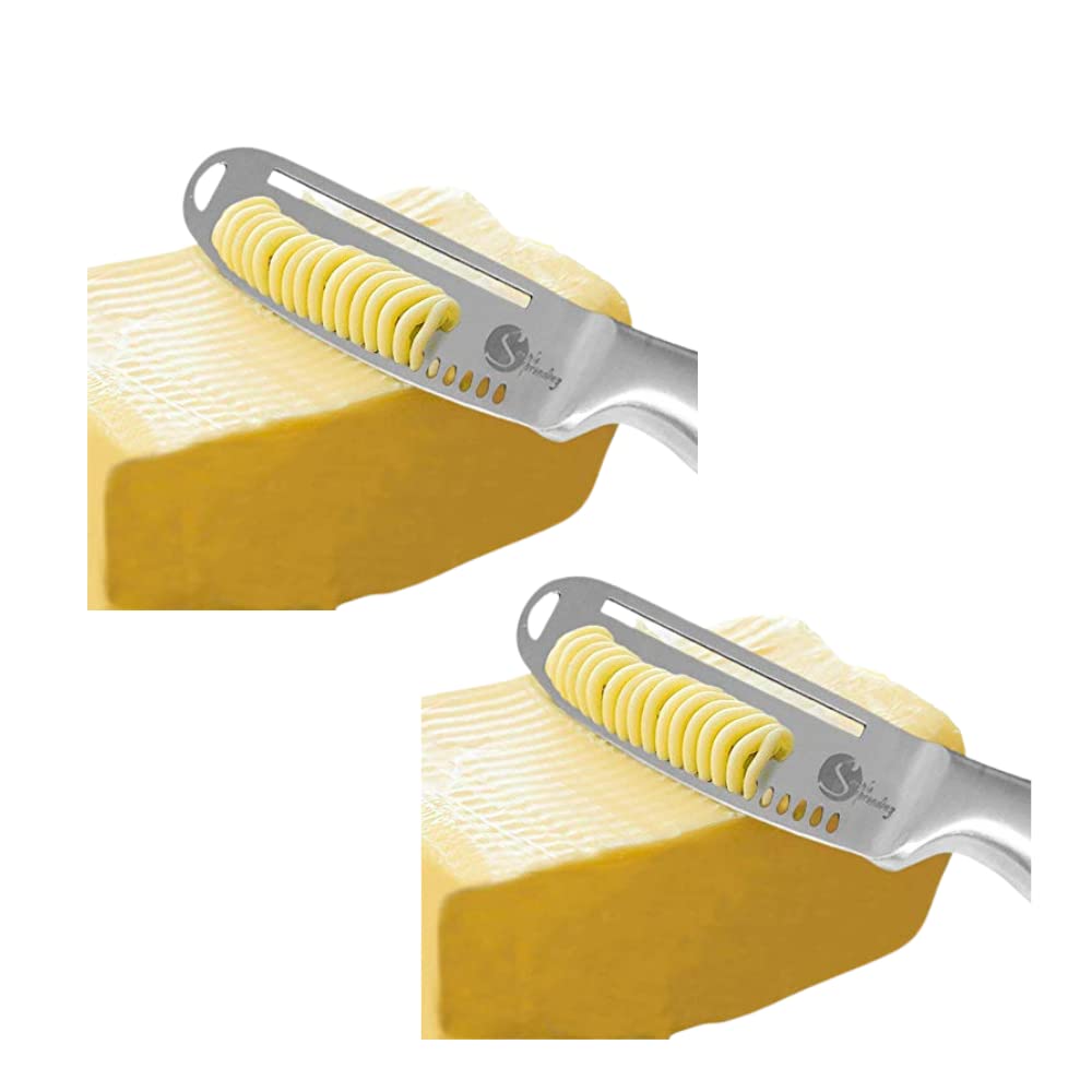 Magic Butter Knife Spreader & Curler - 3-in-1 Kitchen Tool for Effortless Butter Spreading, Perfect for Breakfast Toast, Baking & Entertaining - Complete Your Knife Set with This Unique Utensil