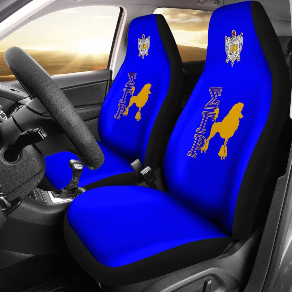Premium Sigma Gamma Rho Car Seat Covers - Universal Fit, Durable & Stylish - Perfect for Cars, Trucks & SUVs - Protect Your Seats in Style for Daily Commute & Road Trips
