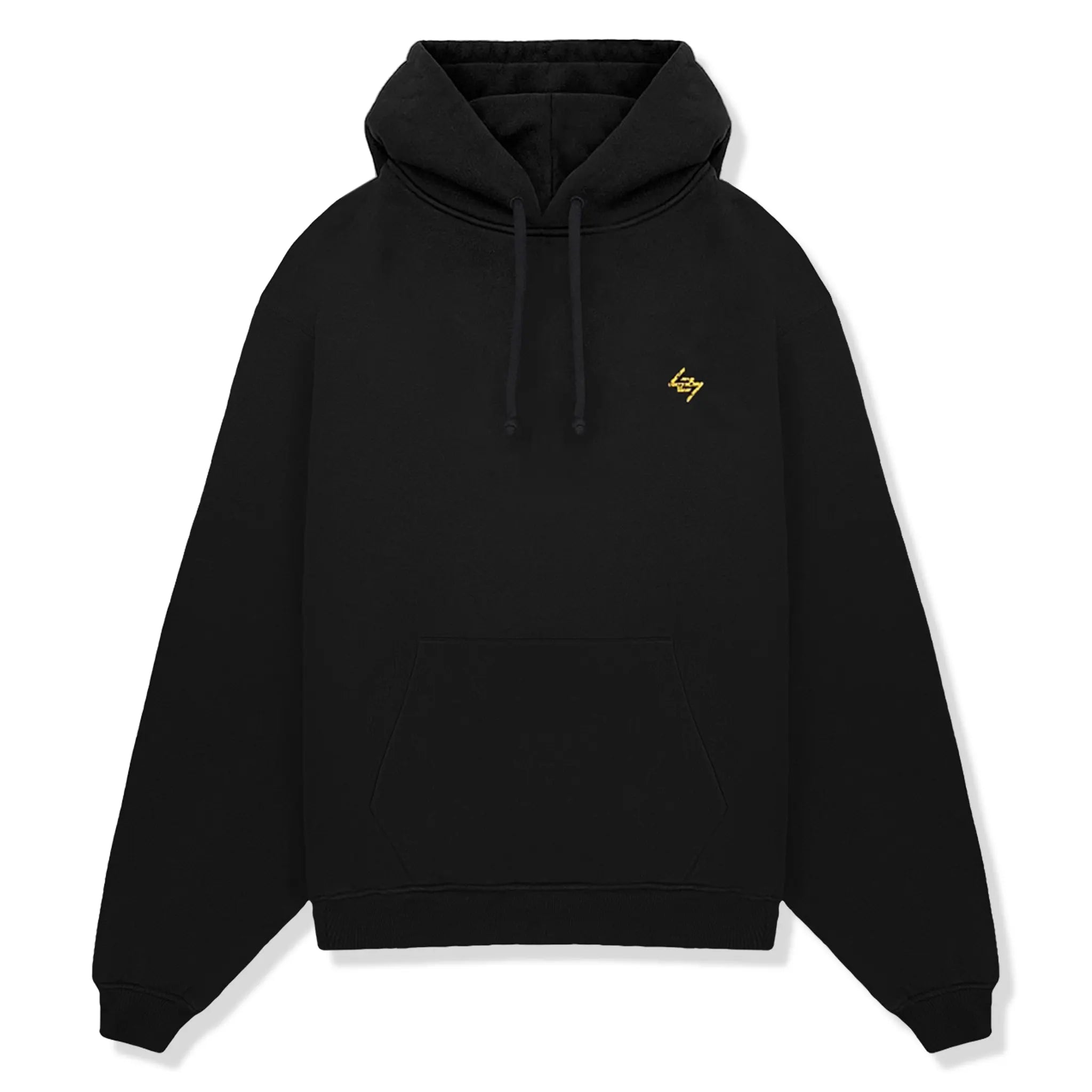 Represent 247 On His Shoulders Boxy Off Black Hoodie - Oversized Streetwear Sweatshirt for Men | Casual Wear, Gym, and Everyday Comfort