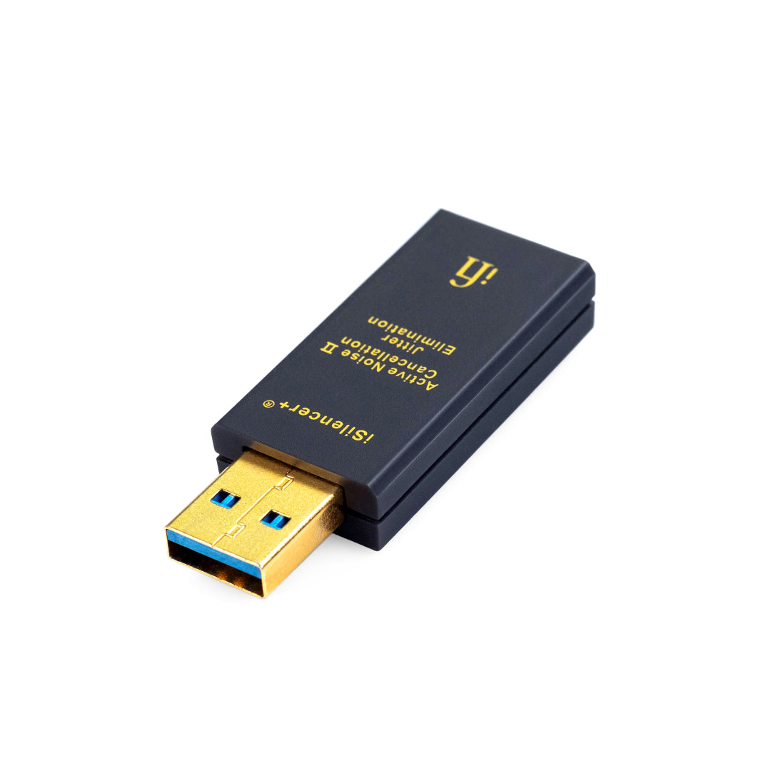 iFi SilentPower iSilencer+ USB Noise Filter for Audiophile - Eliminate Digital Noise & Improve Sound Quality for Hi-Fi Systems, DACs, and USB Audio Devices