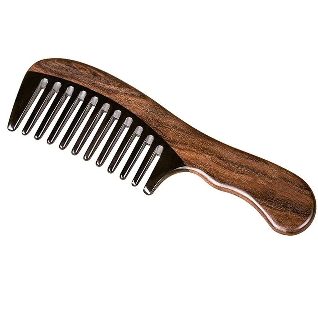 Handmade Wooden Comb for Women - No Static, No Tangle, Smooth Hair Care - Perfect Beauty Gift for Girlfriend, Wife & Mom - Ideal for Daily Styling, Travel & Salon Use