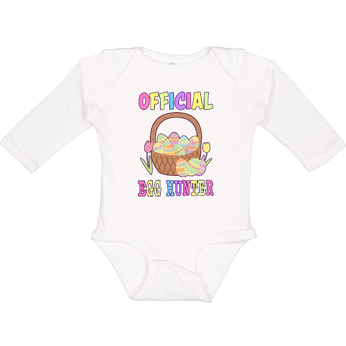 Easter Egg Hunter Creeper - Long Sleeve Baby Outfit for Easter Celebrations