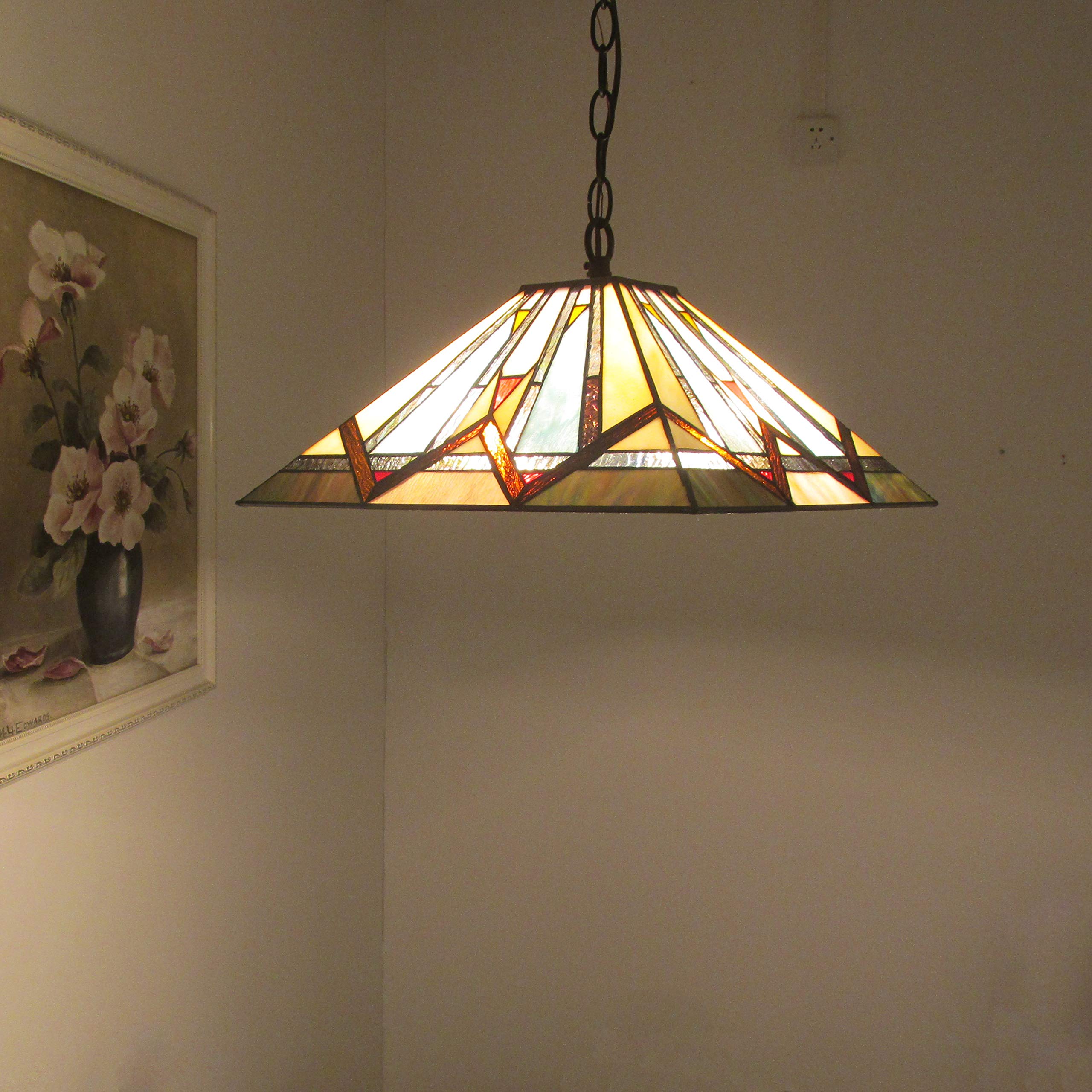 Mission 2 Light Blackish Bronze Ceiling Pendant - 16