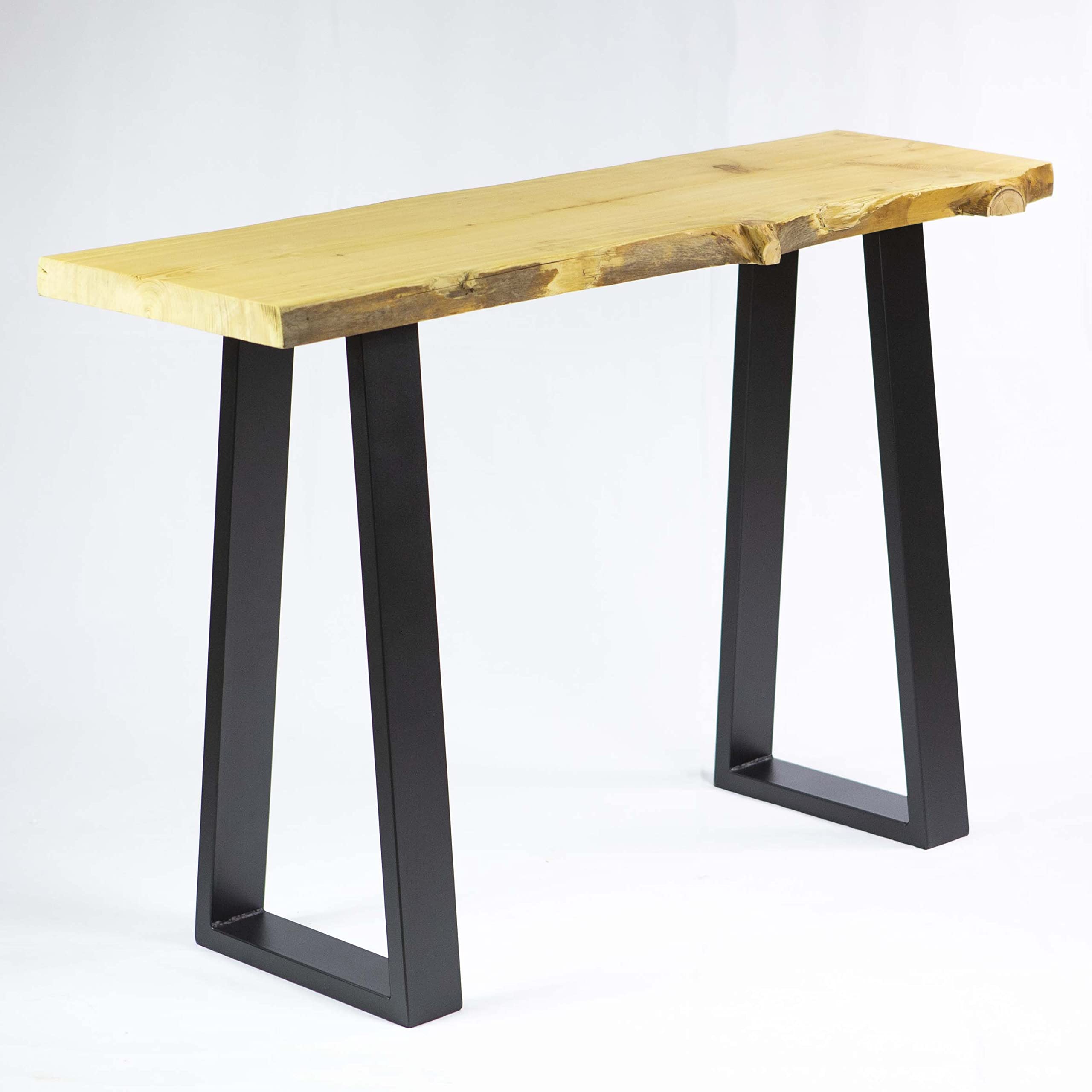 Trapezoid Console Table Legs - 1 Pair Set for Modern Furniture, DIY Home Decor & Living Room Upgrade