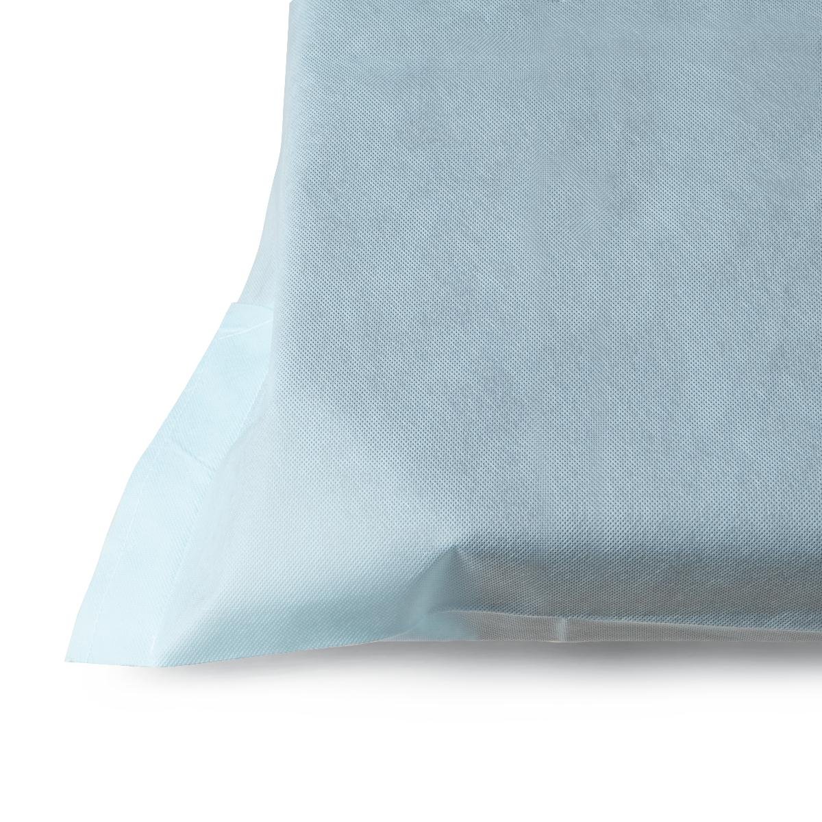 Medline Disposable Spunbond Polypropylene Fitted Stretcher Sheets - Soft, Blue, 40
