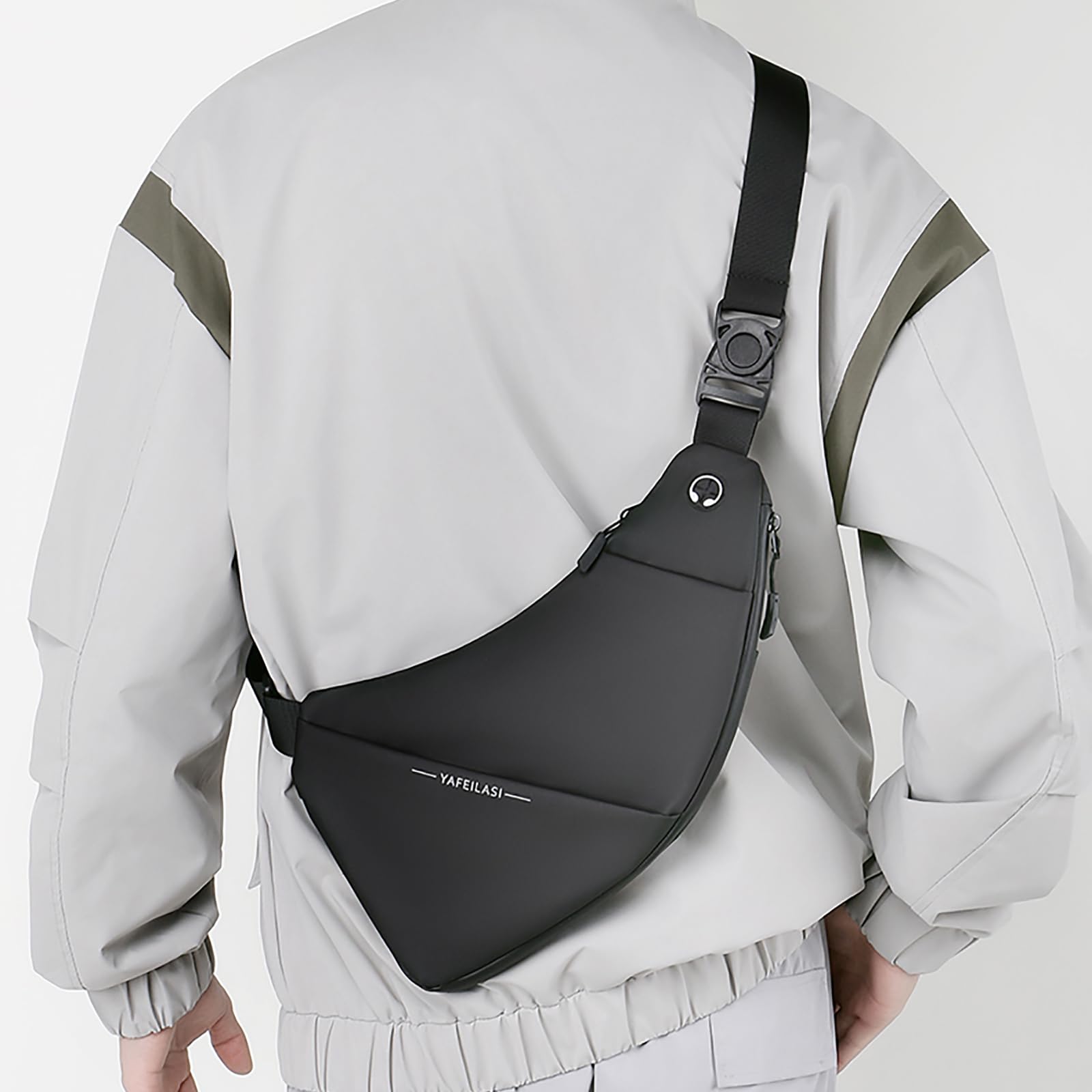 Anti-Theft Sling Bag Small Crossbody Backpack for Travel - Lightweight & Secure Front & Back Design - Perfect for Commuting, Hiking & Daily Use