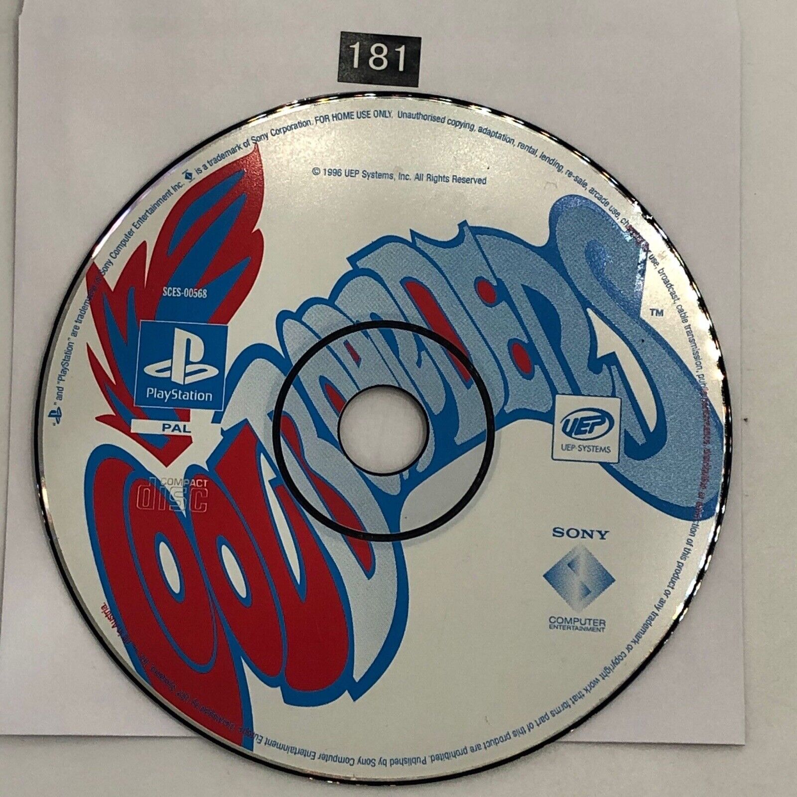 Cool Boarders PS1 Game - Original Playstation 1 Disc Only - Classic Retro Gaming for Collectors & Nostalgic Play