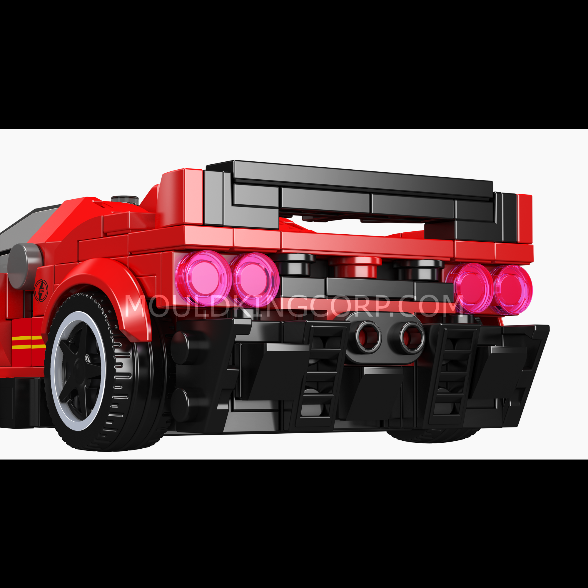 Mould King 27078 F4T LM Concept Car Model Building Set - 424 Piece STEM Toy for Kids & Adults | Creative DIY Construction Kit for Home Decoration, Birthday Gifts & Educational Play