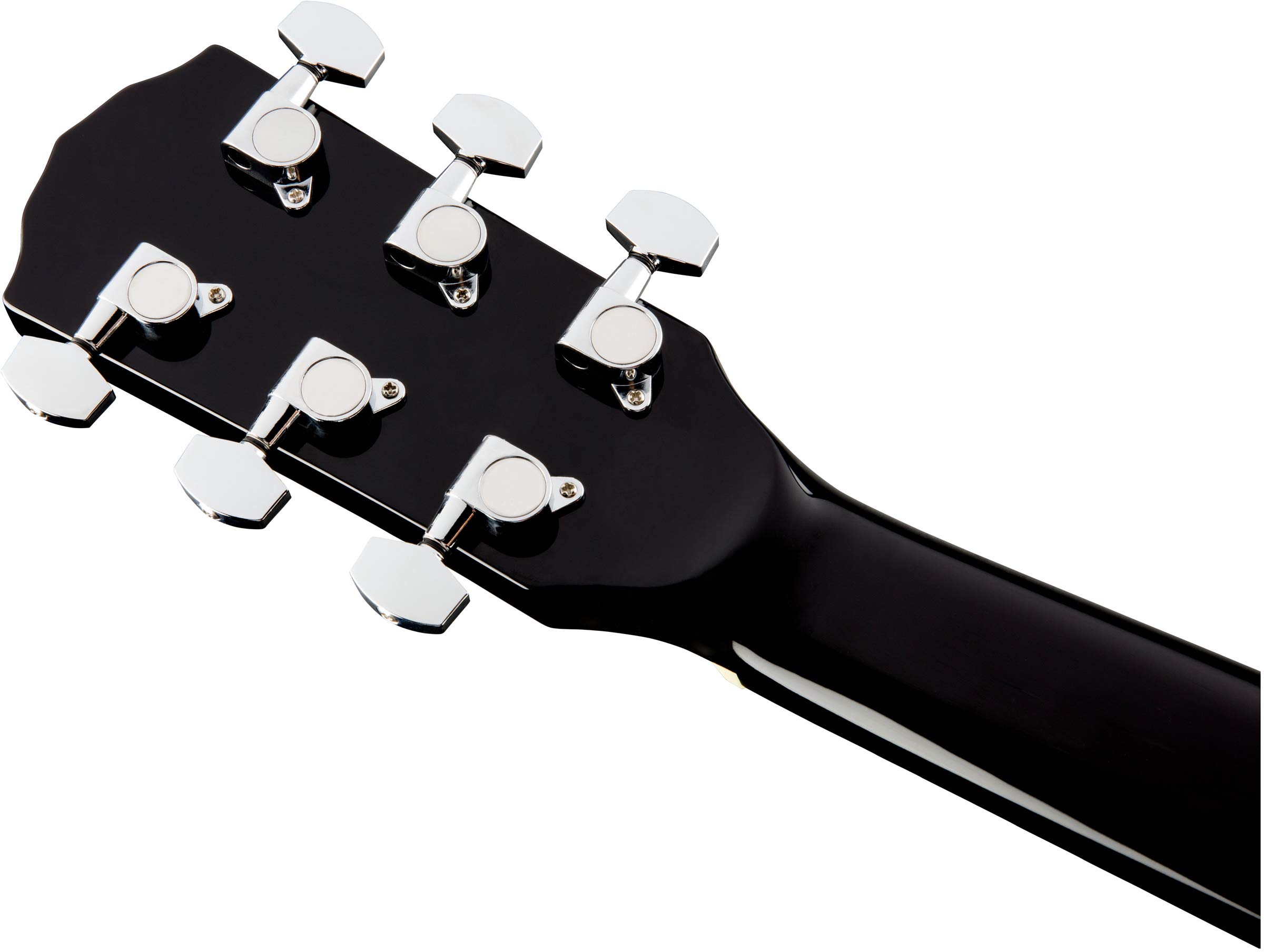 Fender CD-60SCE Solid Top Dreadnought Acoustic-Electric Guitar Bundle - Black | Includes Gig Bag, Tuner, Strap, Strings, Picks & Accessories | Perfect for Beginners, Live Performances & Home Practice