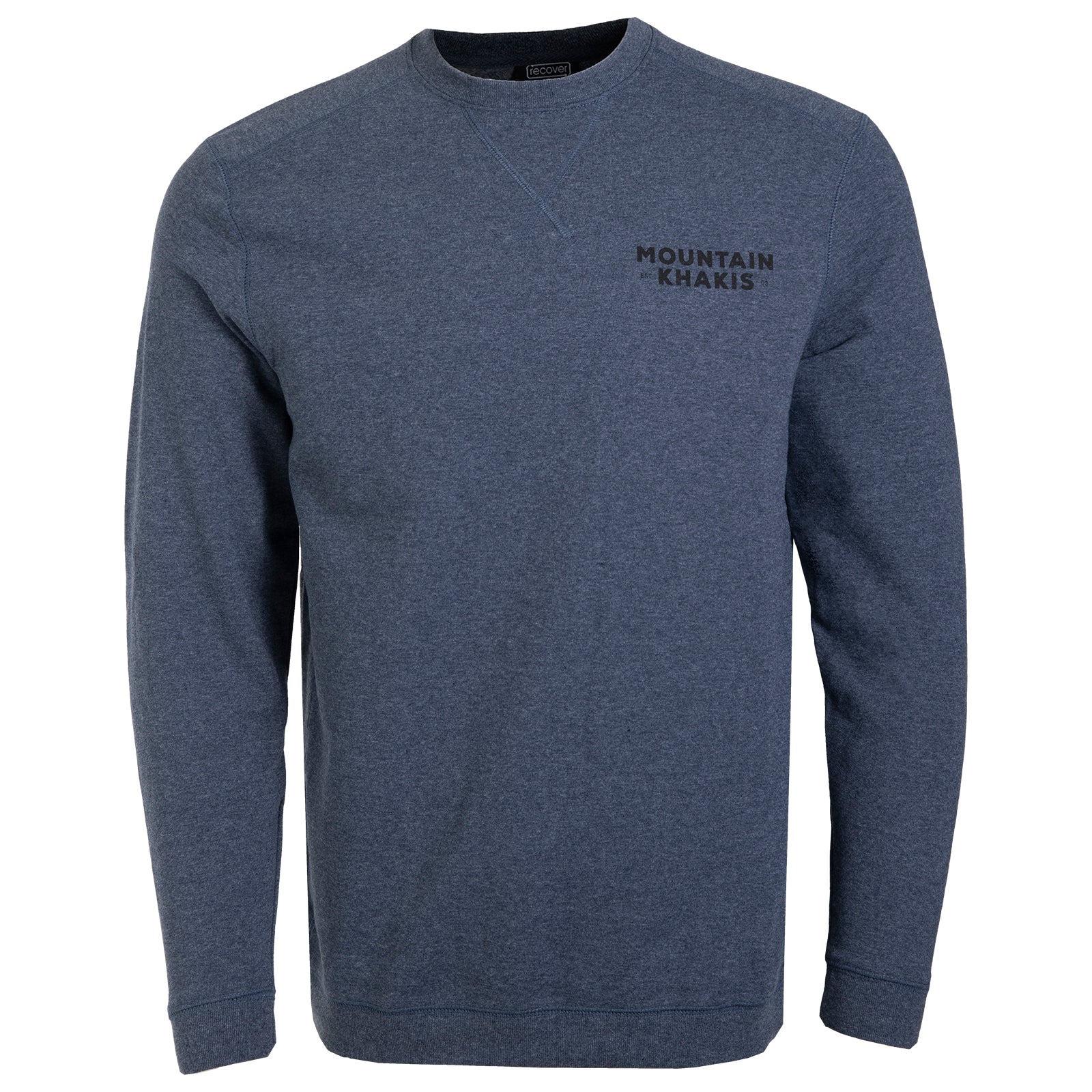 Mountain Khakis Logo Crew Neck T-Shirt for Men - Comfortable Cotton Casual Tee for Outdoor Hiking, Camping & Daily Wear