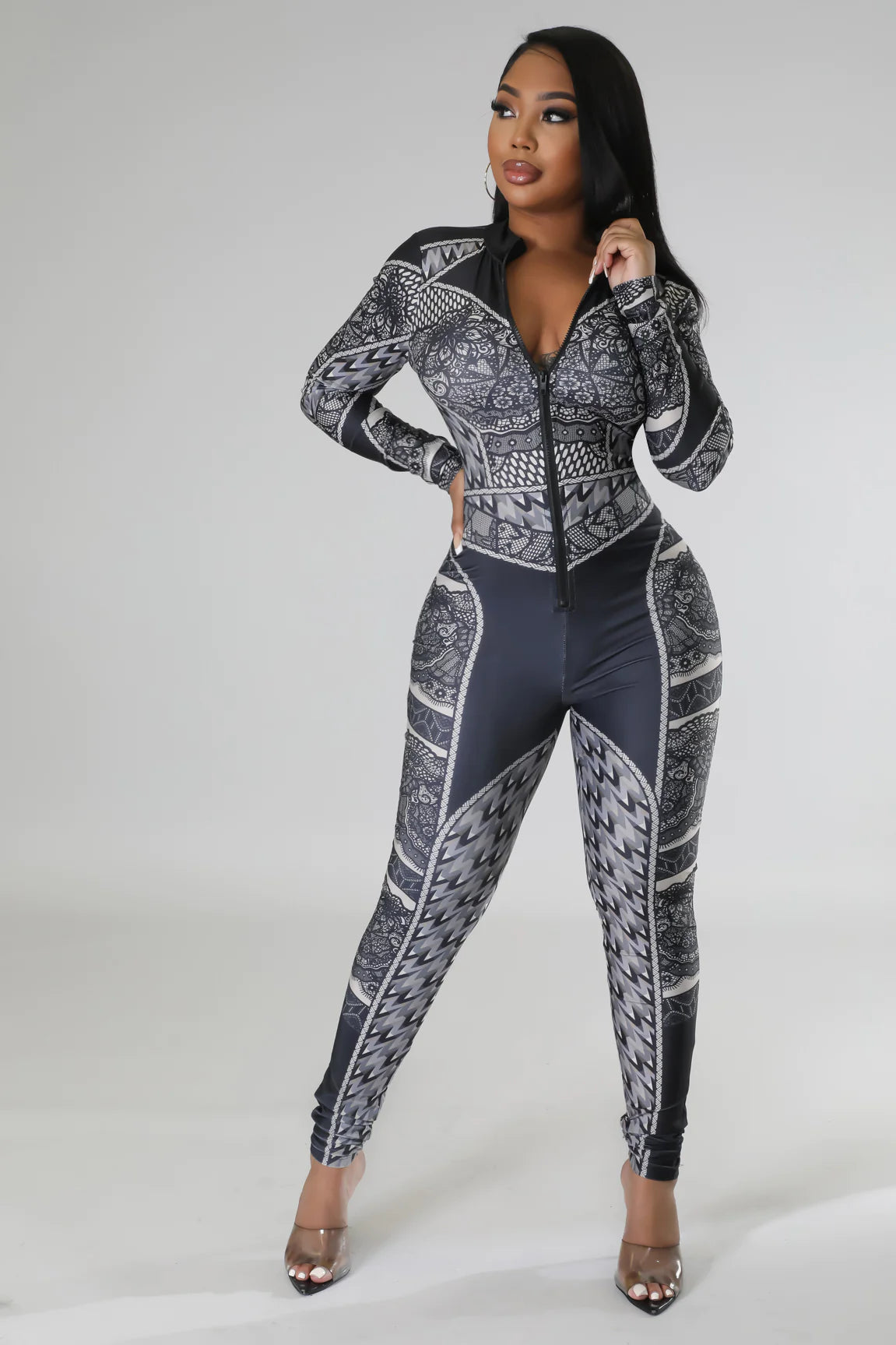 Vegas Nights Jumpsuit for Women - Sexy One Piece Romper with Pockets | Perfect for Night Out, Party, Club & Casino Outfits