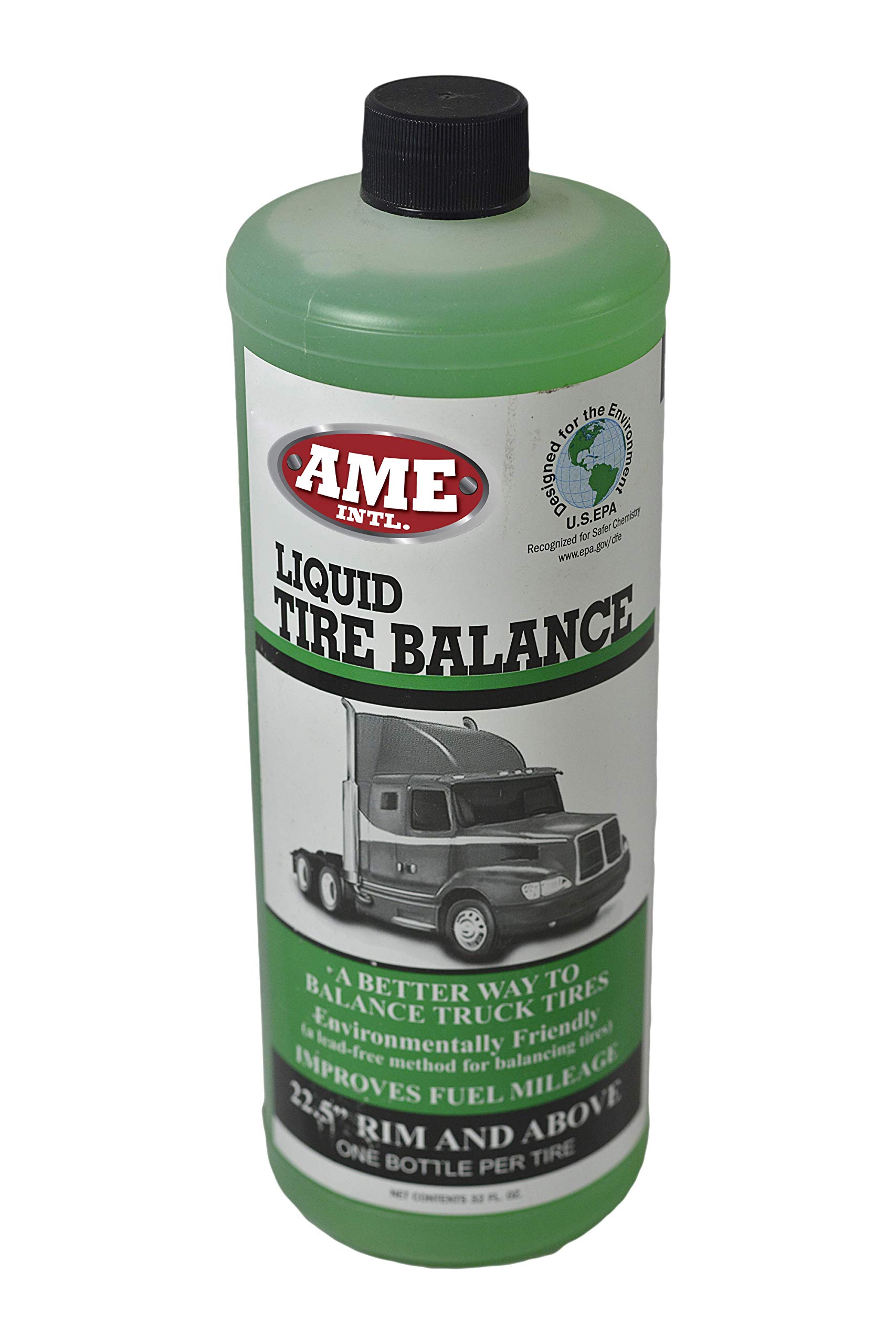 AME INTL 26140 Liquid Tire Balancer - 12 Bottles/Case | Premium Wheel Balancing Solution for Cars, Trucks & Motorcycles | Reduce Vibration & Extend Tire Life