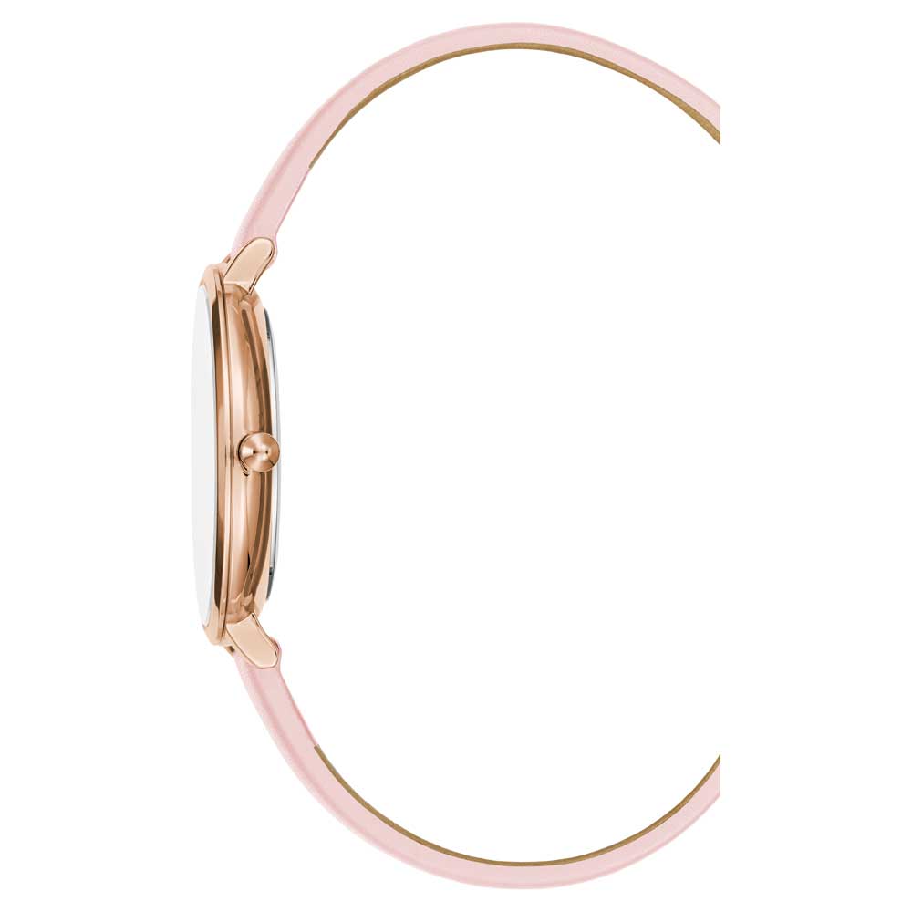 BCBGMAXAZRIA Women's Quartz Rose Gold Stainless Steel Watch with Pink Leather Strap BG50668002 - Elegant Dress Watch for Office, Party & Special Occasions