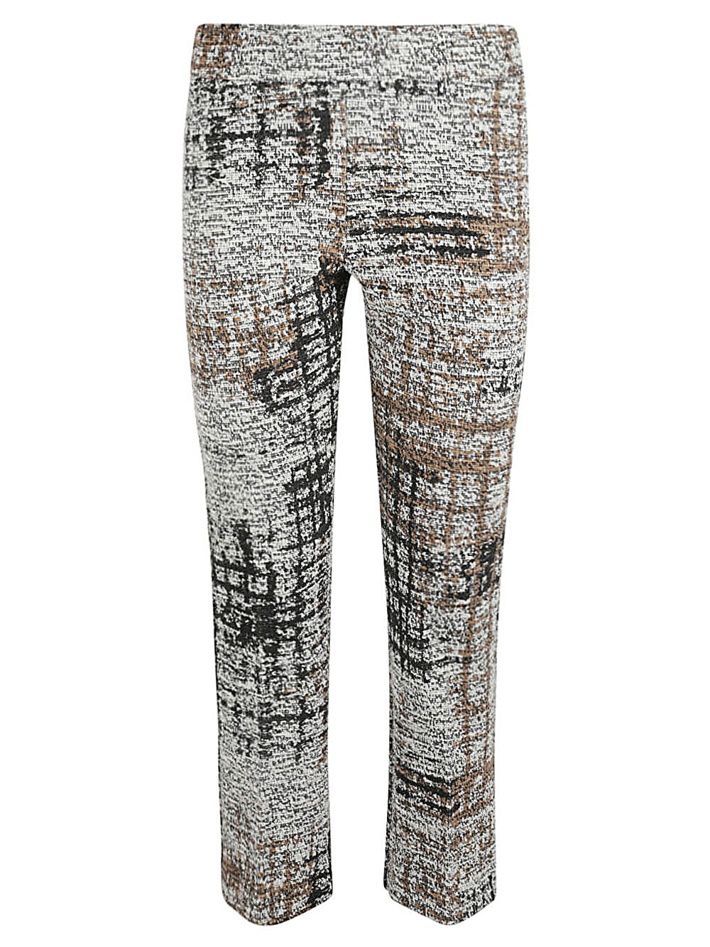 AVENUE MONTAIGNE Women's High-Waisted Slim Fit Trousers - Multi-Color Stretch Pants for Office, Business & Casual Wear
