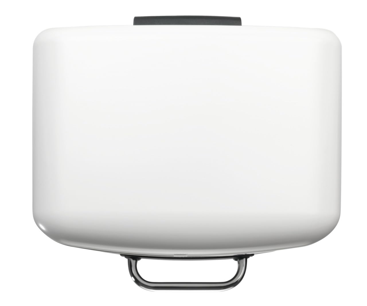 8 Gallon Stainless Steel Trash Can with Foot Pedal - Hands Free Kitchen Garbage Bin with Lid, 13.4x24x12.8 Inch (White) - Perfect for Home, Office, and Restaurant Use