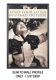 24x96 Large Poster Frame - Wide Face Display Swing Frame for Wall Art, Photos, and Signs - Perfect for Home, Office, or Gallery Decor