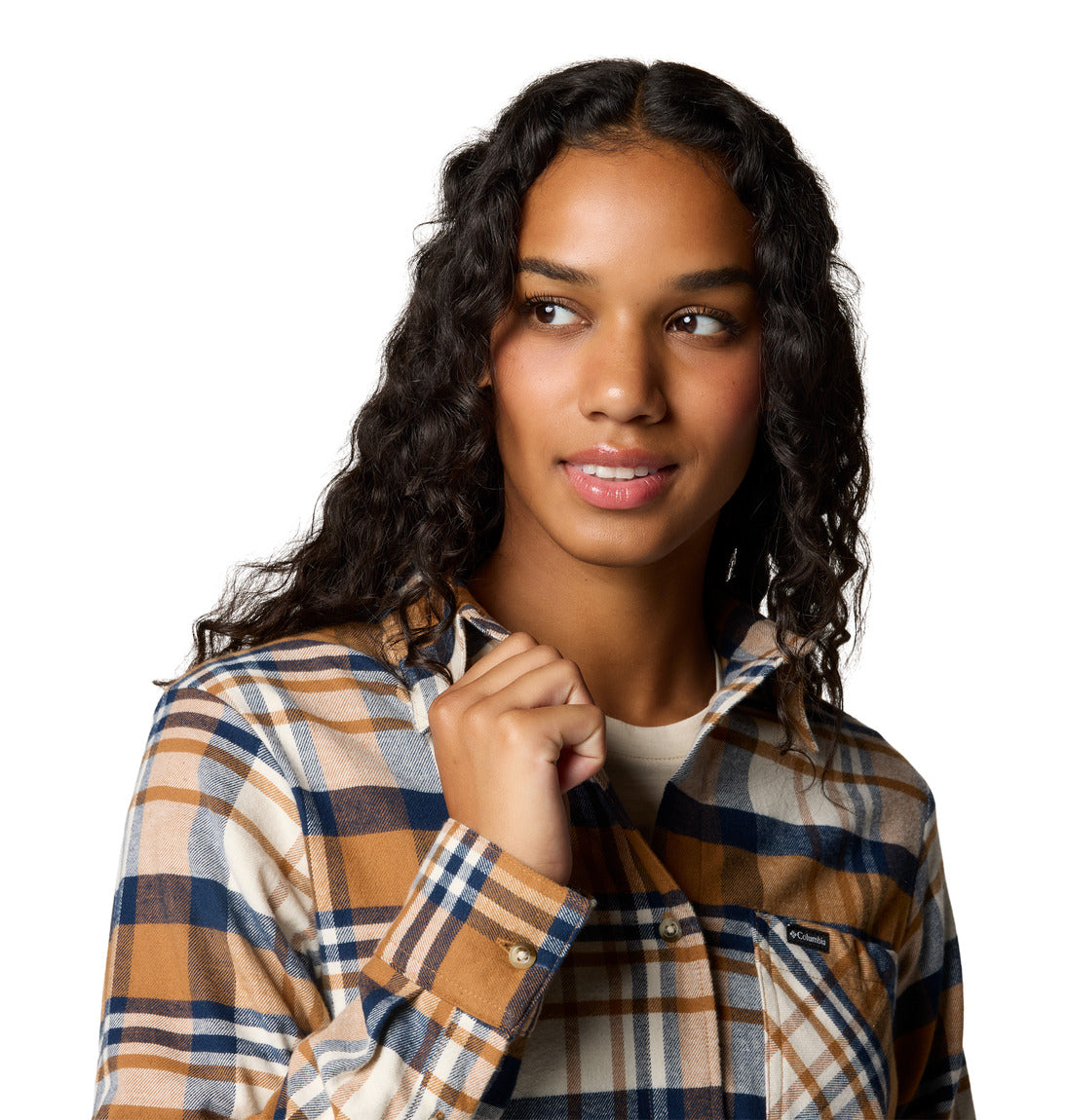 Columbia Calico Basin™ Flannel Long Sleeve Shirt for Women - Soft & Warm Plaid Button-Up Shirt - Perfect for Hiking, Camping & Outdoor Adventures