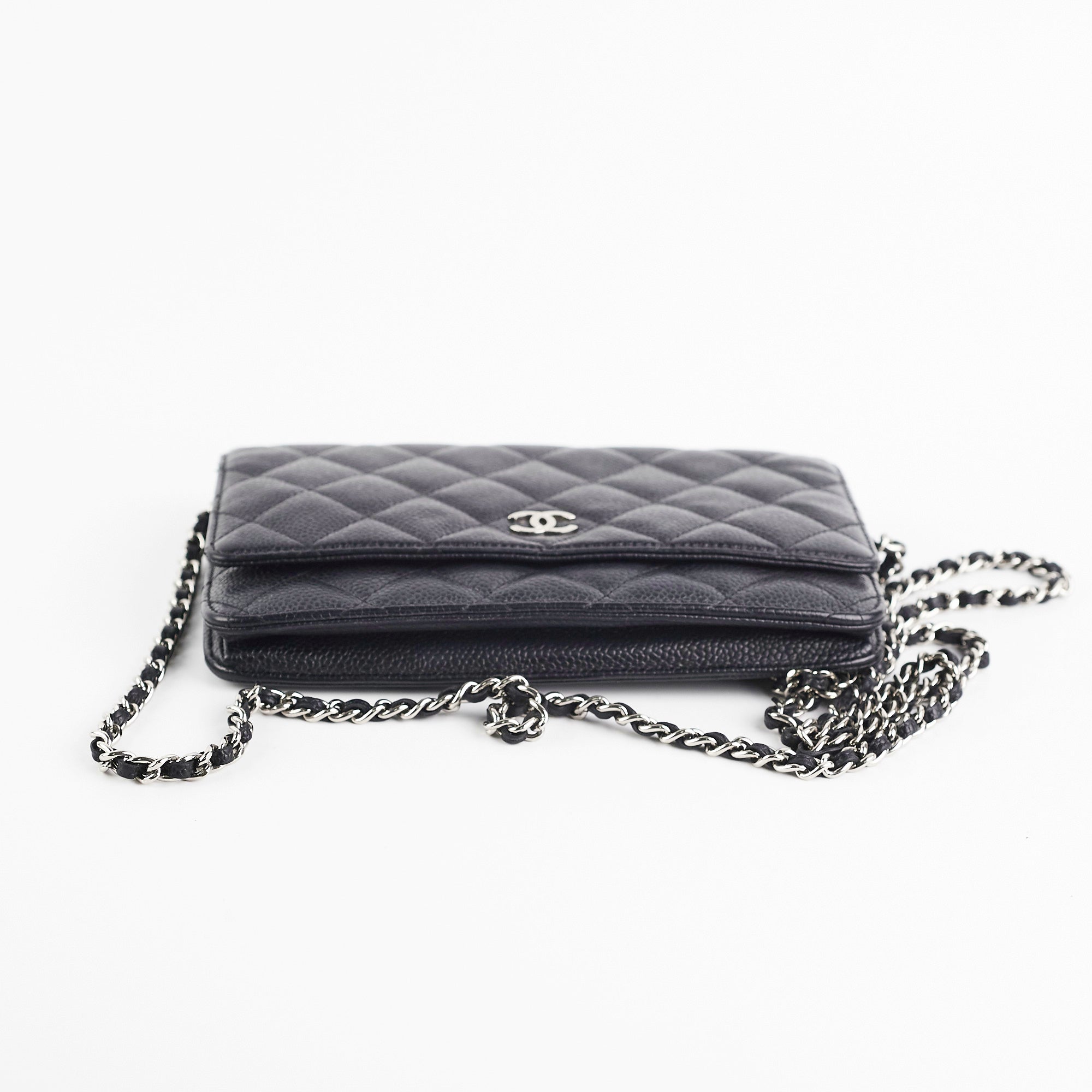 Chanel Caviar Leather Wallet on Chain WOC Crossbody Bag in Black | Luxury Designer Handbag for Women | Perfect for Evening Events, Parties & Daily Use