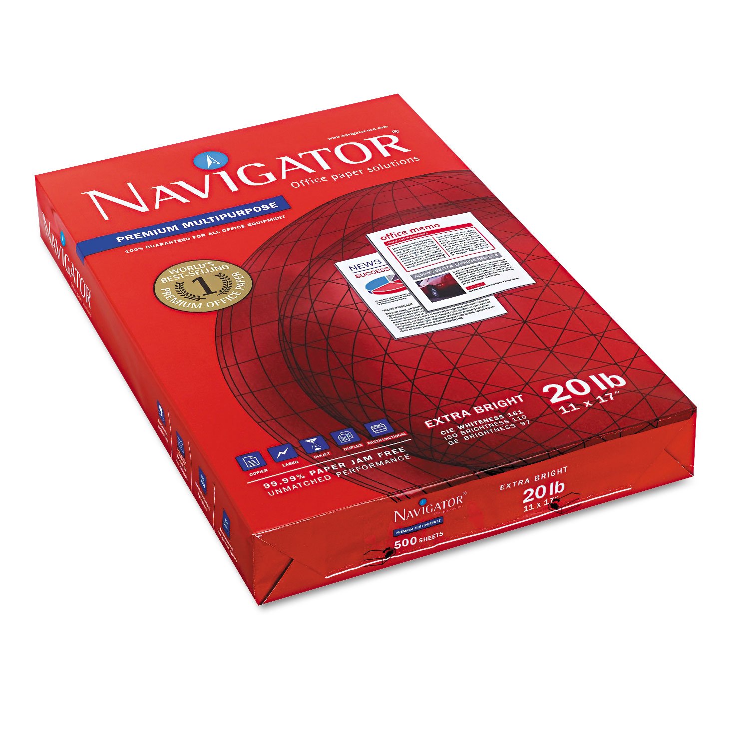 Premium Multipurpose Copy Paper - 20lb, 11