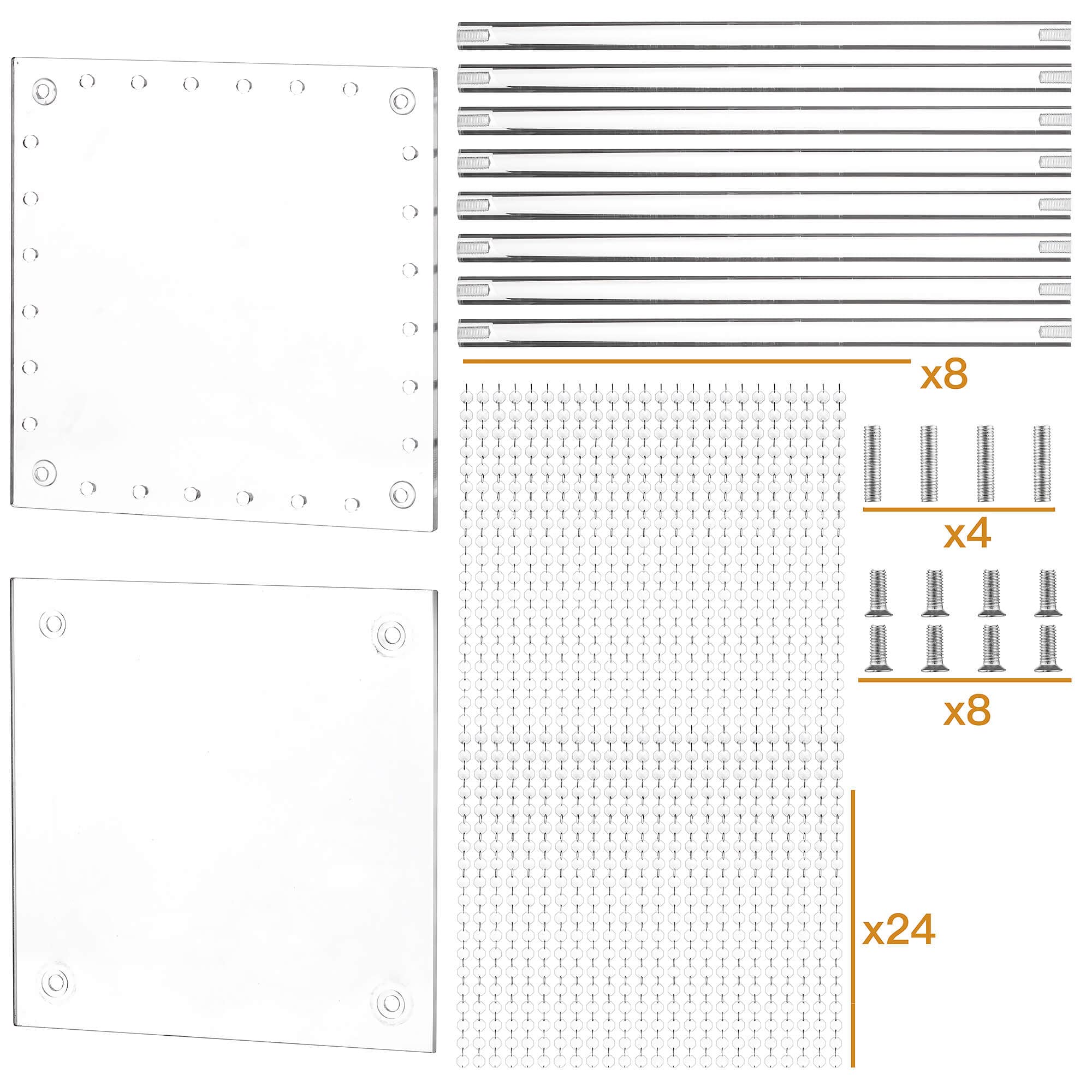 NUPTIO 10-Pack Clear Acrylic Rectangular Wedding Vases - 31.5 Inch Tall Elegant Centerpiece with Geometric Shape & Crystal Embellishment - Perfect for Wedding Decor, Party Table Arrangements, and Home Décor