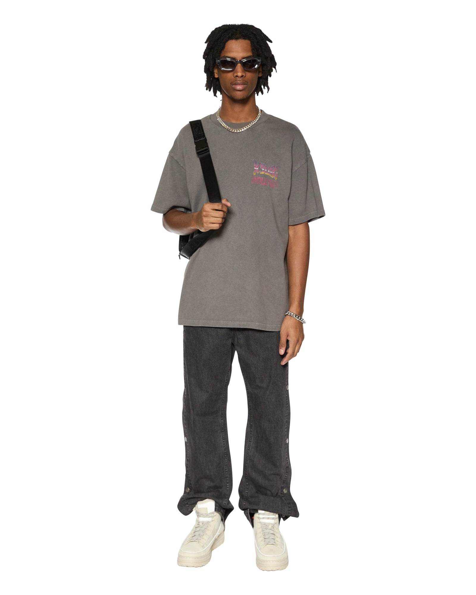 Global Ekcess Short Sleeve T-Shirt - Black Fade | Men's Casual Tee for Streetwear & Everyday Comfort