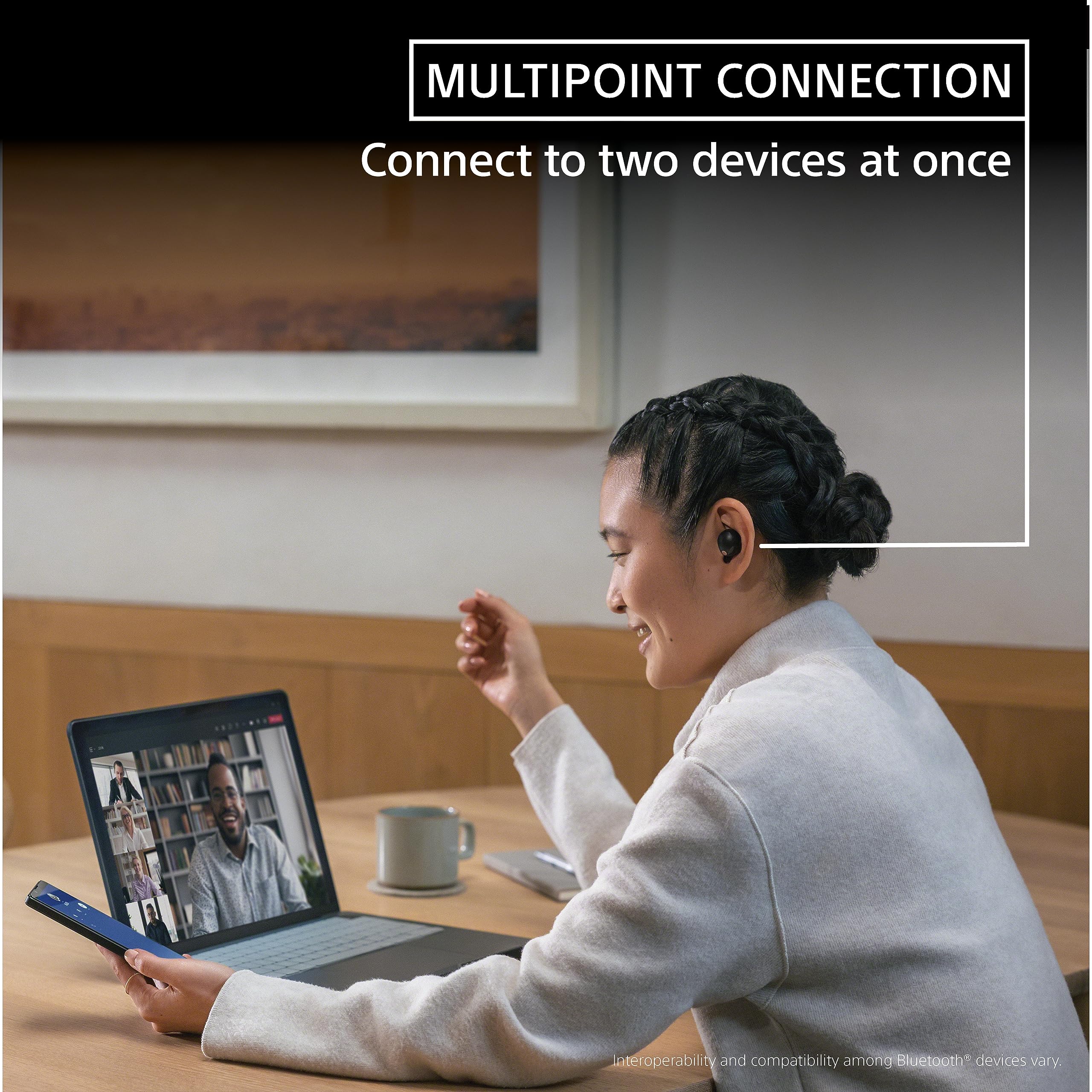 Sony WF-1000XM5 Wireless Bluetooth Earbuds with Active Noise Cancelling, Alexa Built-in, Hi-Res Audio - Silver | Perfect for Travel, Workouts & Commuting