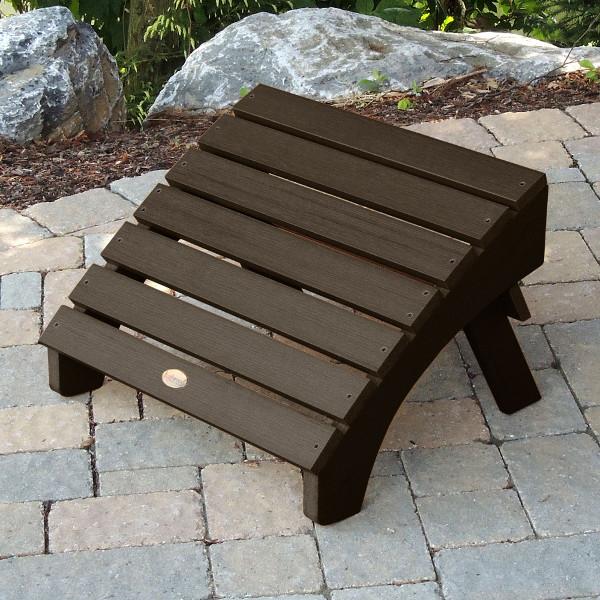 Premium Outdoor Folding Adirondack Ottoman - Waterproof Patio Footrest & Garden Lounge Chair Accessory for Deck, Poolside & Backyard Relaxation