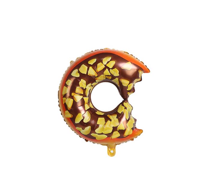6 Pcs Large Foil Donut Balloons for Birthday Party Decorations - Big Doughnut Balloons for Baby Shower, Wedding & Graduation Party Supplies - Perfect for Photo Backdrops, Dessert Tables & Party Centerpieces