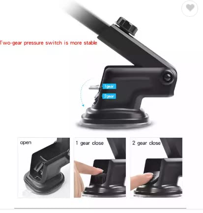 Best Car Phone Holder Mount - Universal Adjustable Phone Stand for iPhone, Samsung, Galaxy - Perfect for Driving, Work & Home Use
