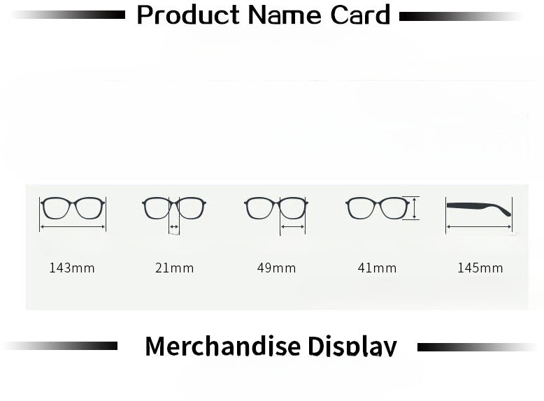 Vintage Titanium Square Eyeglass Frames BD001 - Lightweight Durable Retro Style for Men & Women - Perfect for Reading, Driving & Fashion Accessories