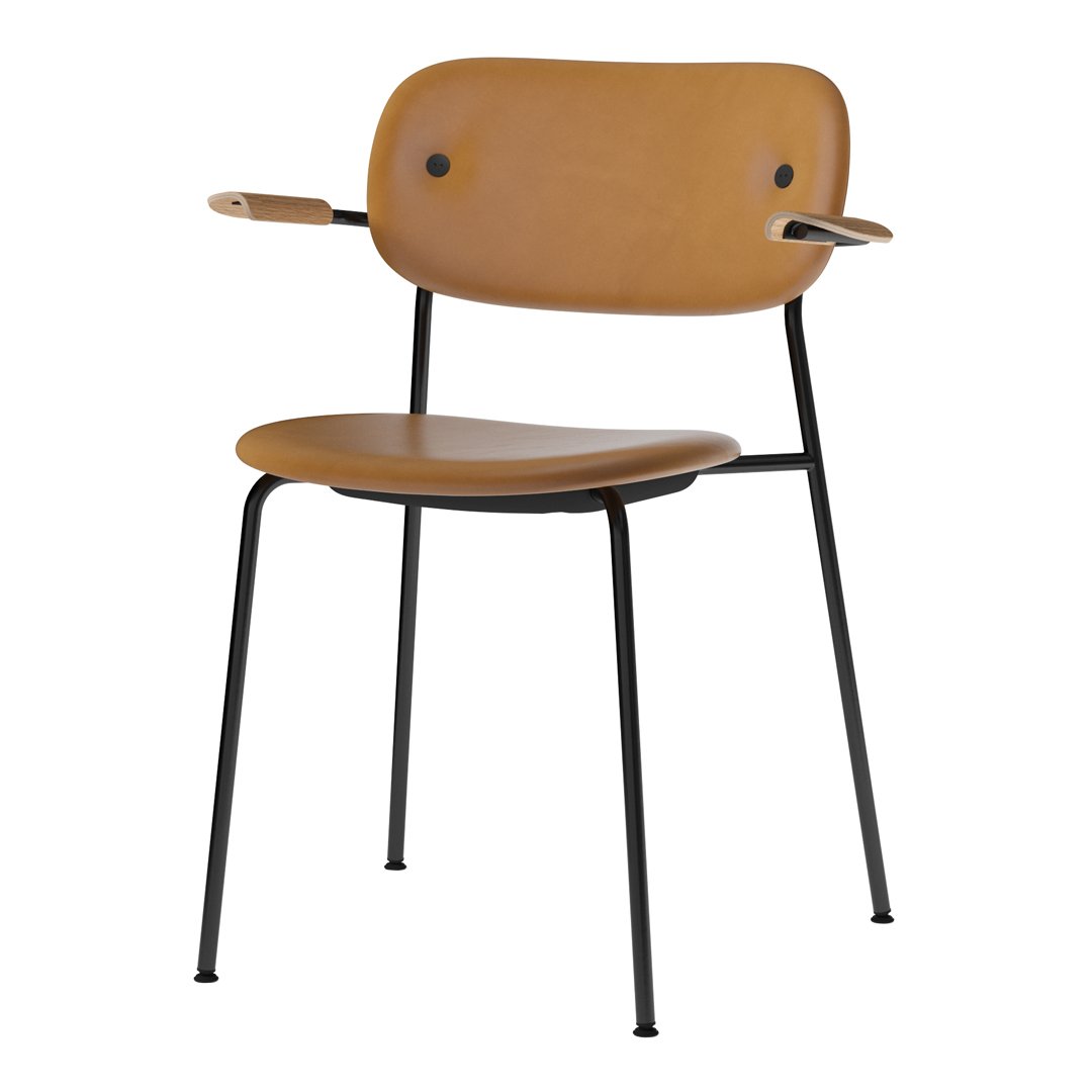 Modern Co Dining Chair with Armrests - Fully Upholstered Comfortable Seat for Kitchen, Dining Room & Breakfast Nook