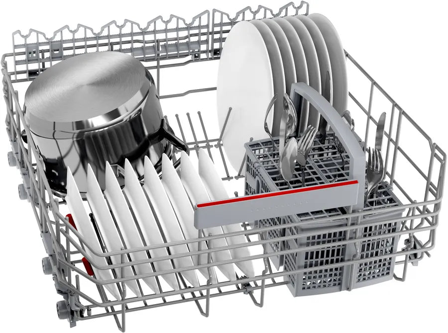 Bosch Series 6 60cm Built-In Dishwasher SMV6HCX01A - Energy Efficient, Ultra Quiet 44dB - Perfect for Kitchens, Apartments & Small Homes