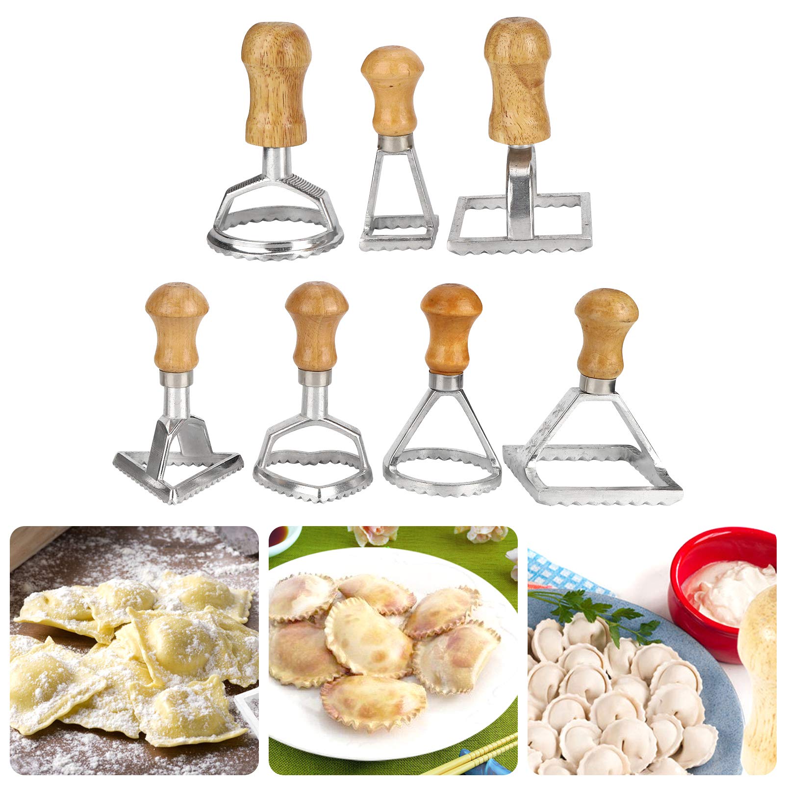 Yosoo 7-Piece Dumpling Maker Set - DIY Cookie, Cake, Pastry & Pasta Stamp Press Cutter for Homemade Biscuits & Desserts | Perfect for Baking, Party Treats & Family Cooking Activities