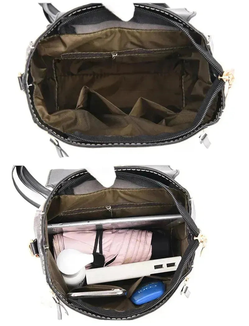 Stylish Plaid Casual Backpack Crossbody Bag for Women & Men - Perfect for Travel, Work, School & Daily Use